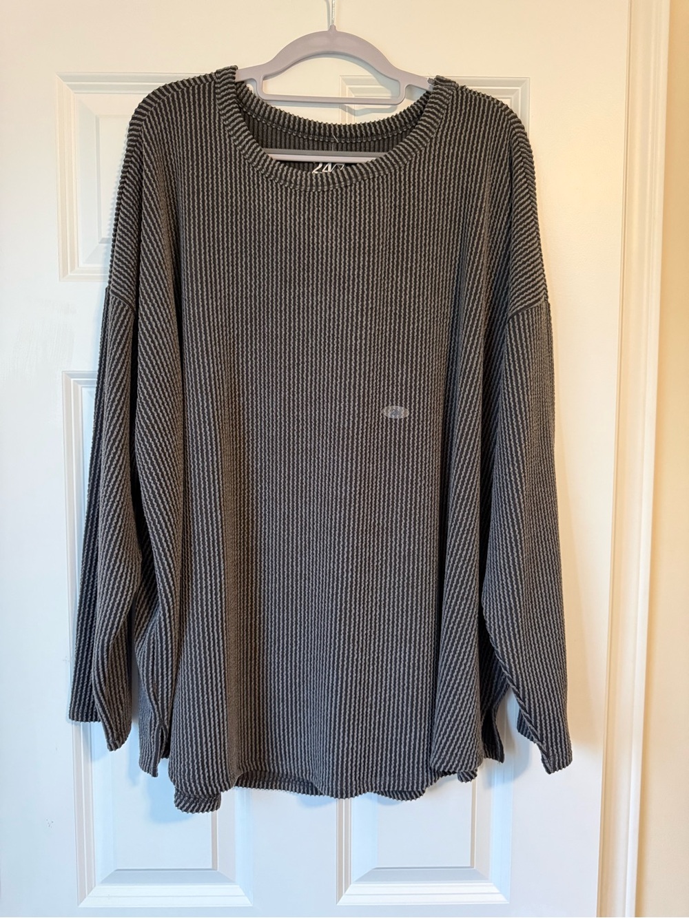Maurice’s 24/7 Oversized Rib-Knit Long-Sleeve Top